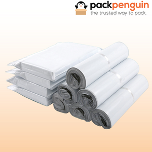 White Poly Mailer Parcel Bag