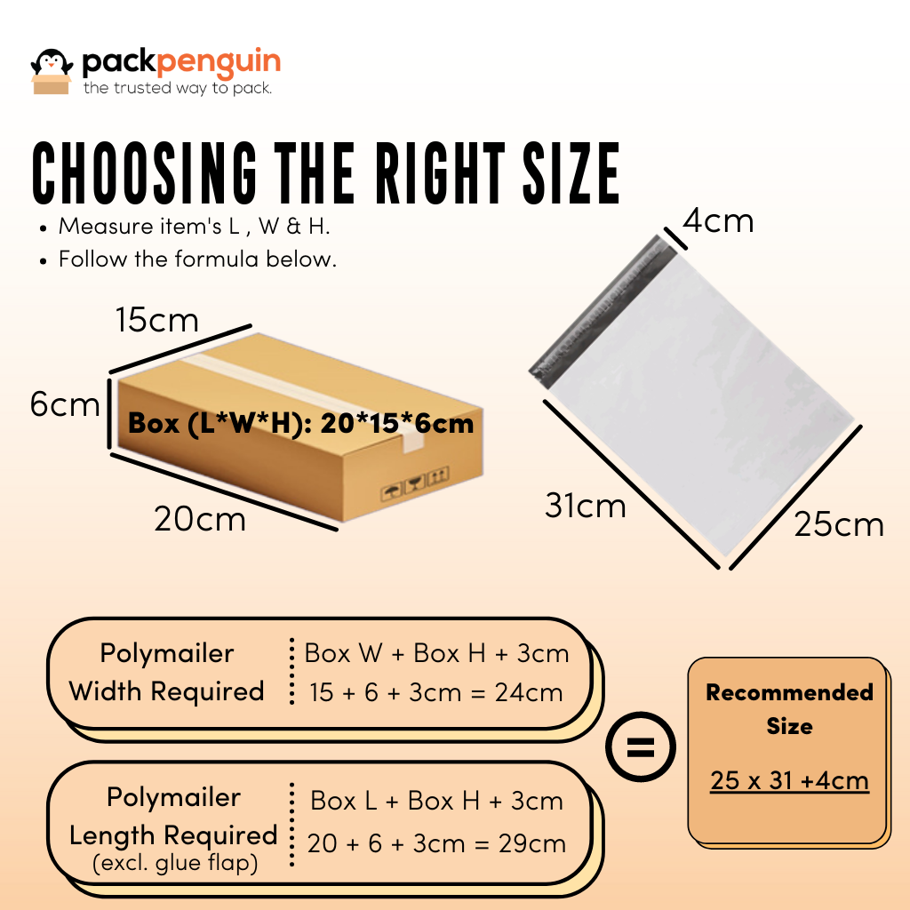 Choosing the Right Polymailer Size